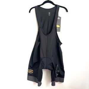 100 Percent EXCEEDA Women's Bib
Shorts Black/Charcoal Size Large NWT
